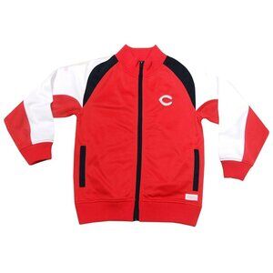 MLB Girl's Mock Neck Track Jacket Cincinnati Reds Size Medium